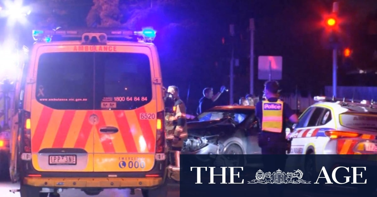 Baby rushed to hospital in critical condition after head-on crash in Melbourne's west