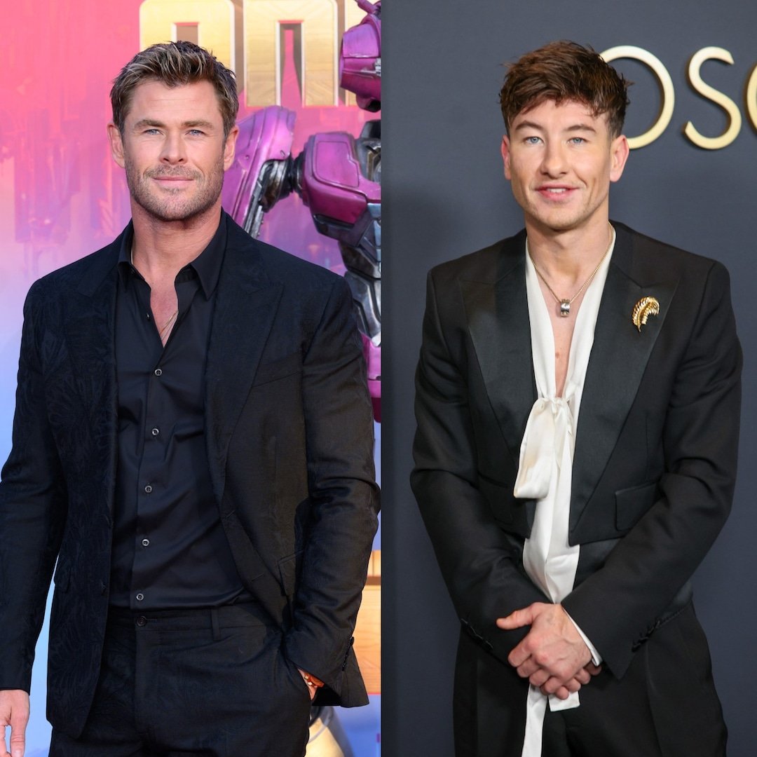  Barry Keoghan Gives Chris Hemsworth's 10-Year-Old Son a Boxing Lesson 