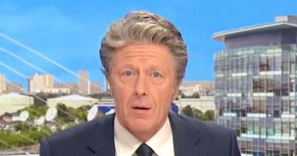 BBC's Charlie Stayt admits 'it's a first' as guest's outfit leaves host distracted