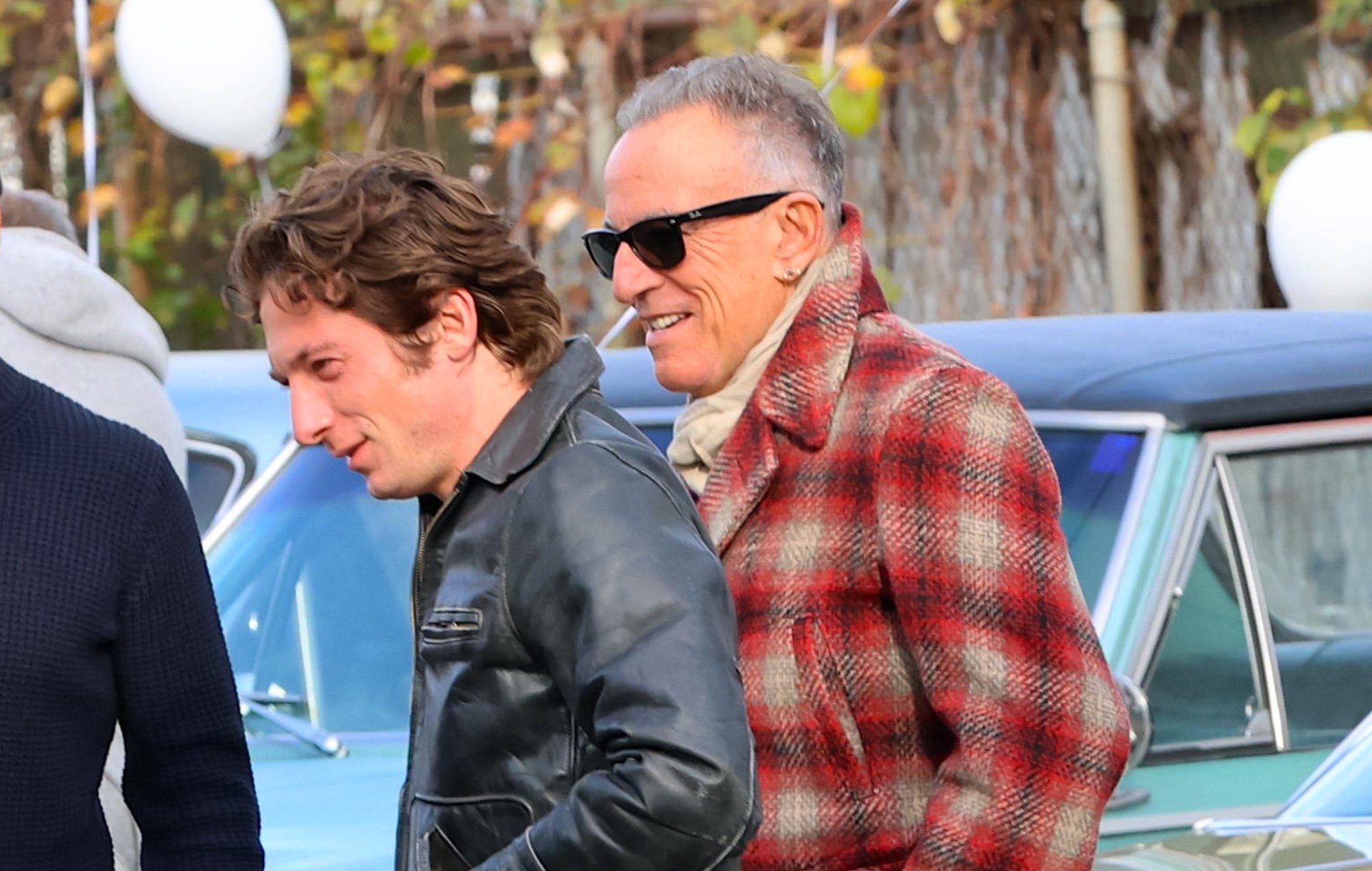 Bruce Springsteen visits Jeremy Allen White on set of biopic