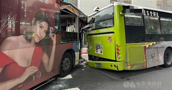 Bus companies fined NT$90,000 for fatal collision in Taipei