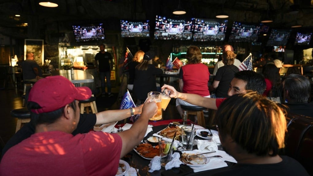 Canadians gather for camaraderie, food and drink at U.S. election night watch parties