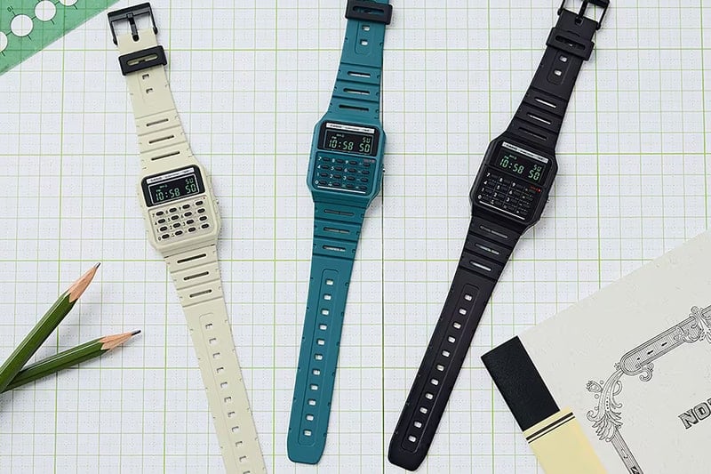 Casio Turns Back Time With Its OG Calculator-Inspired Watches