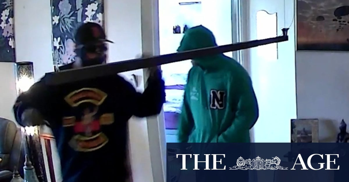 CCTV captures masked men in armed home invasion