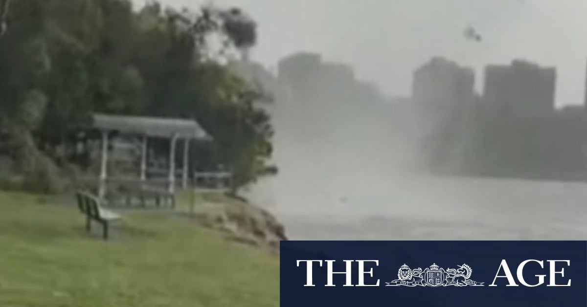 Clean up underway after gustnado ripped through Brisbane