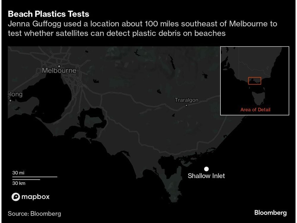 Cleaning Up Pristine Beaches Means Spotting Plastic Trash From Space