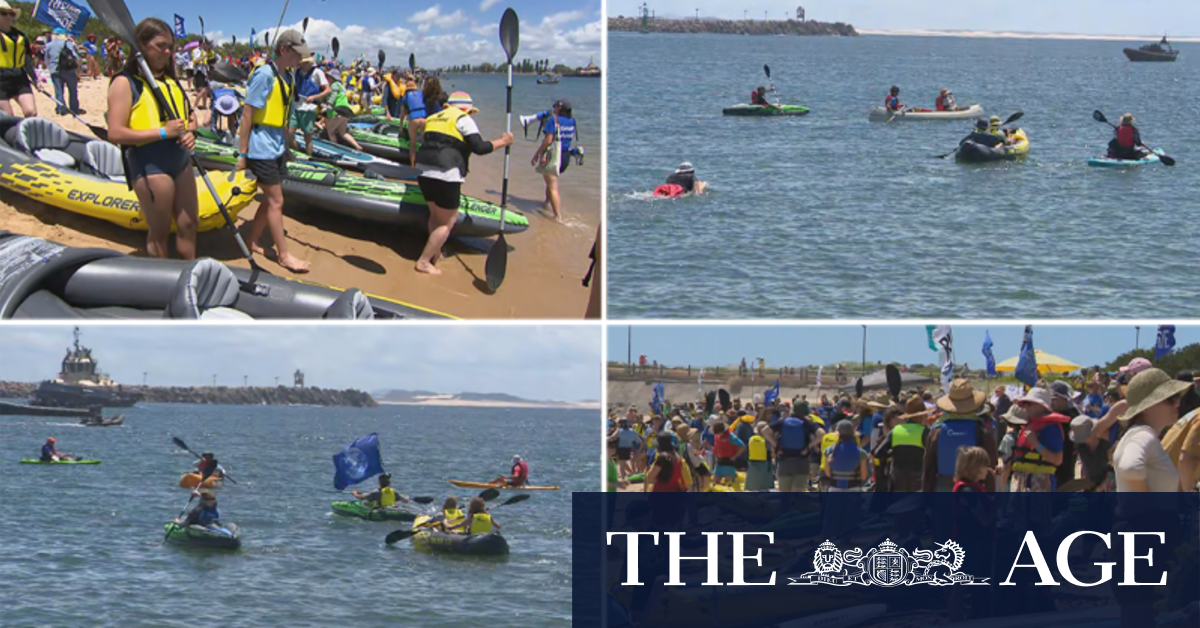 Climate activists block Newcastle port