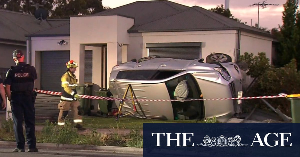 Close call for sleeping kids as stolen car smashes into home 