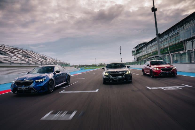 Colorful BMW M5 G90s Invade Magny-Cours Track