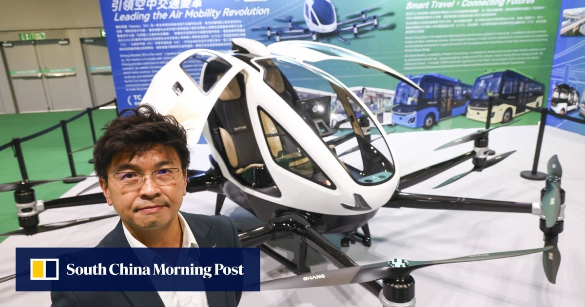 Company aims to offer 30-minute luxury tours in passenger drones high above Hong Kong