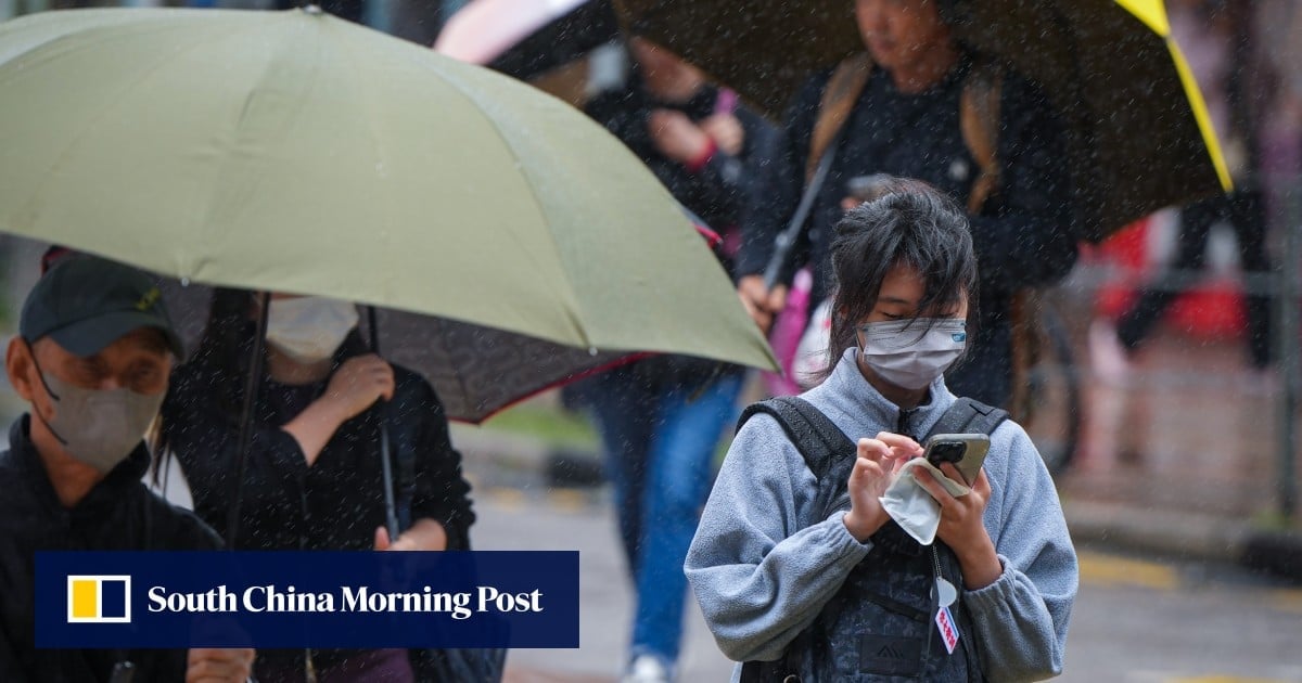 Cool, wet for Hongkongers on Thursday but temperature set to rise in coming days