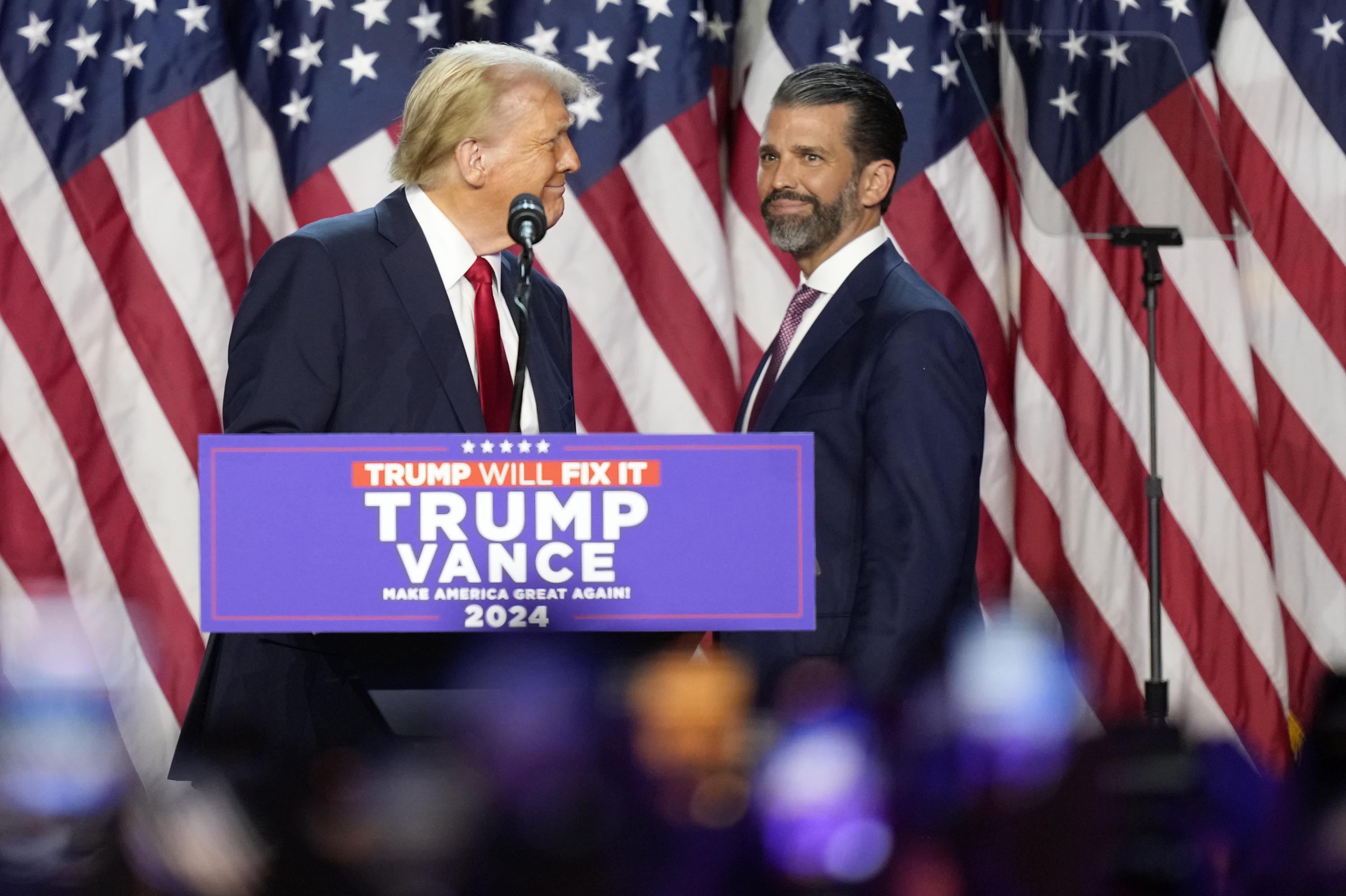 Donald Trump Jr. says pushback against Cabinet picks proves they're the disrupters voters wanted