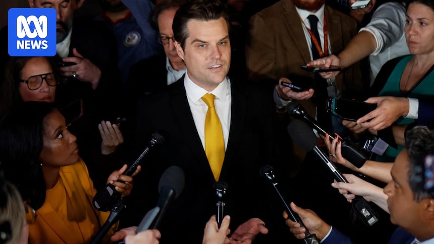 Donald Trump's choice for US attorney-general, Matt Gaetz, withdraws from consideration