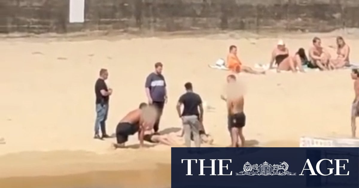 Dramatic scenes at popular Sydney beach as trio arrested