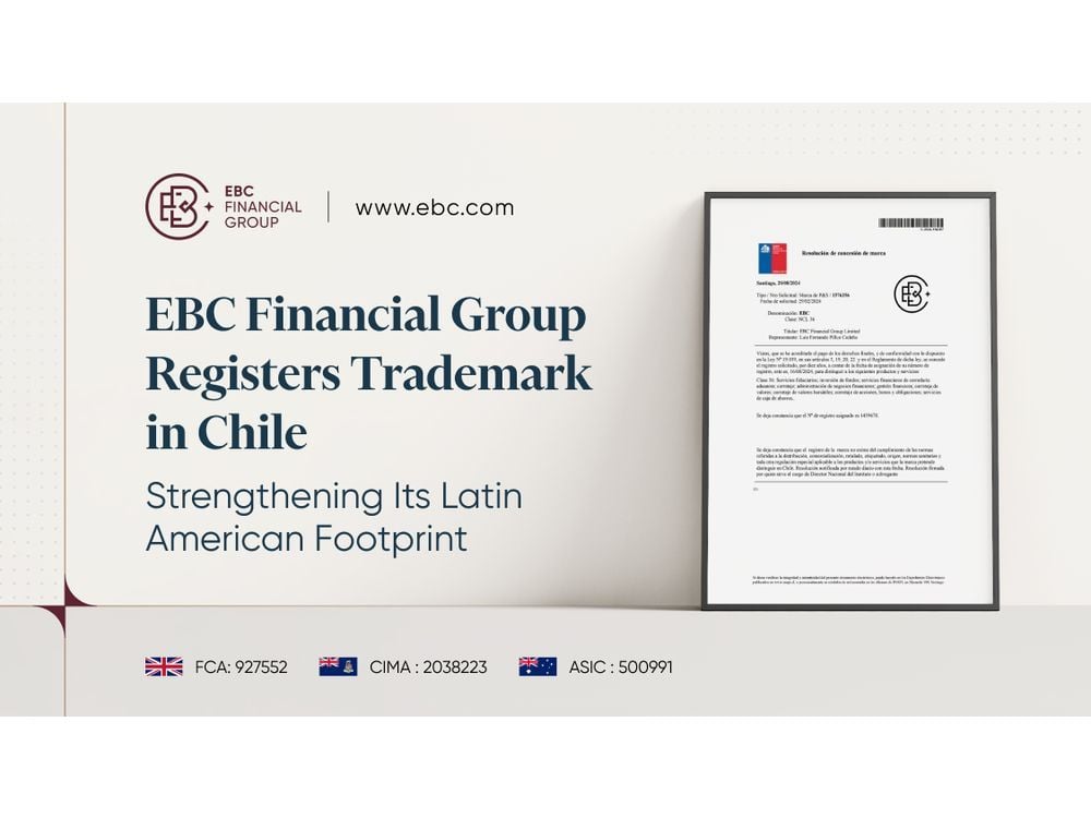 EBC Financial Group Registers Trademark in Chile, Strengthening Its Latin American Footprint