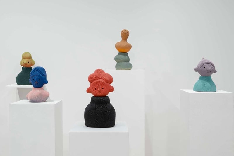 En Iwamura's Totemic Figures Enchant Almine Rech Shanghai