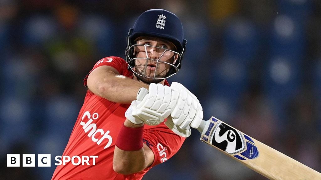 England in West Indies: Tourists seal T20 series win with nervy victory