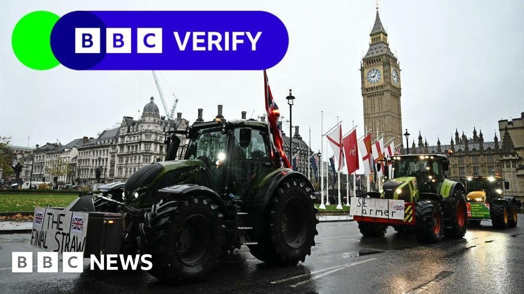 Farming tax row - BBC Verify on which figures are more reliable and why