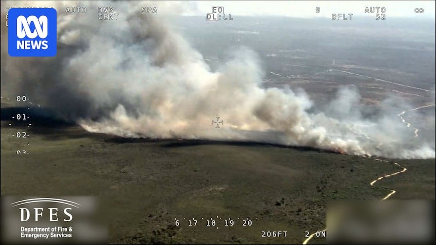 Firefighters injured, burned while battling out-of-control blaze near Wedge Island in WA's Midwest