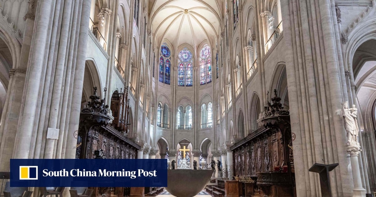 France shows off restored Notre Dame cathedral 5 years after devastating fire