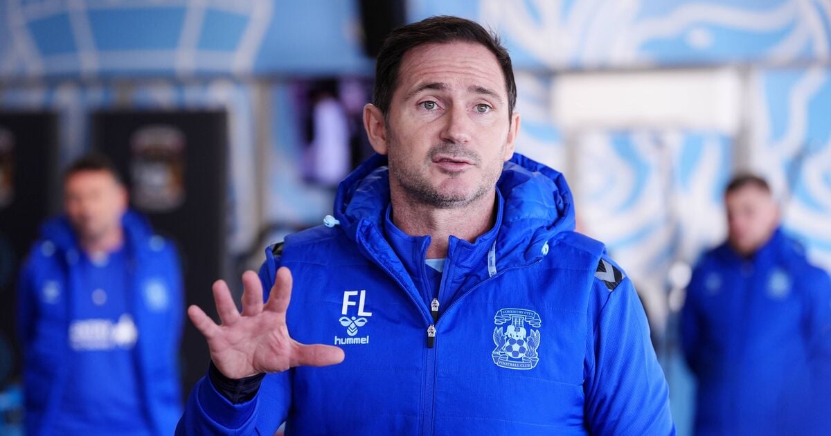 Frank Lampard's first words after taking Coventry City job as he name drops Mark Robins