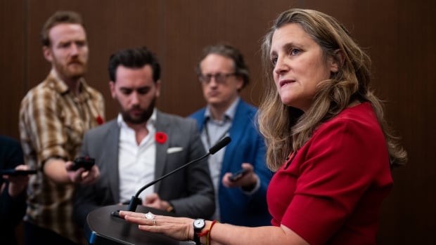 Freeland says Canada's borders are 'safe and secure' following Trump's election win