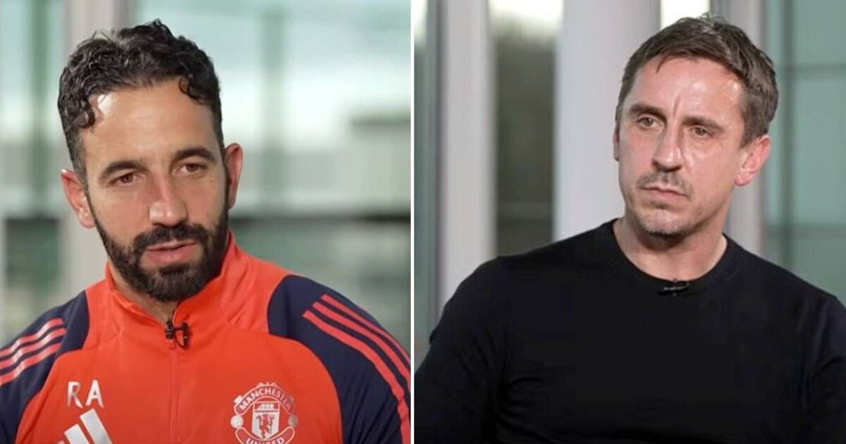 Gary Neville apologises to Ruben Amorim after calling out Man Utd local hero