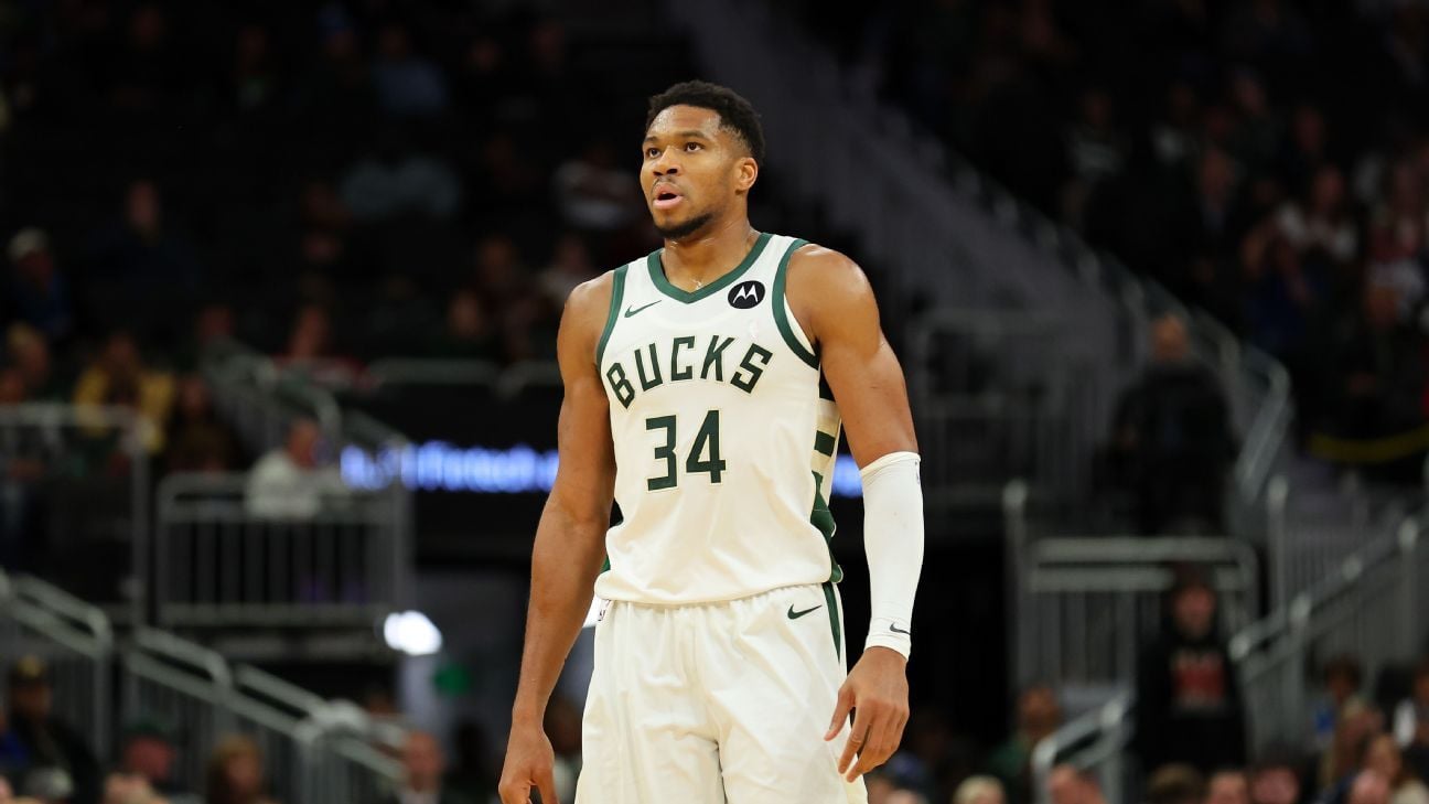 Giannis out vs. Cavs with right adductor strain