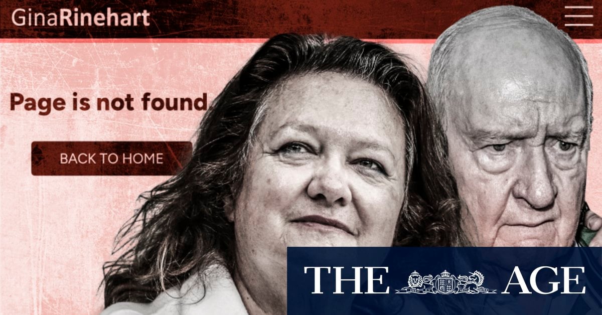 Gina Rinehart deletes mentions of Alan Jones; others carefully word reactions