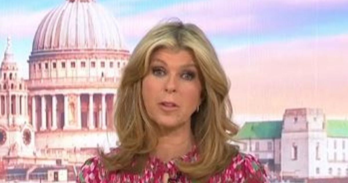 GMB's Kate Garraway warns co-star 'be careful' as they almost swear on air