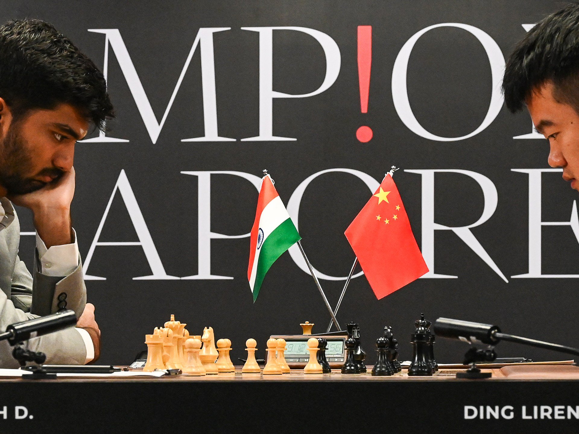 Gukesh beats Ding Liren in Game 3; ties World Chess Championship final