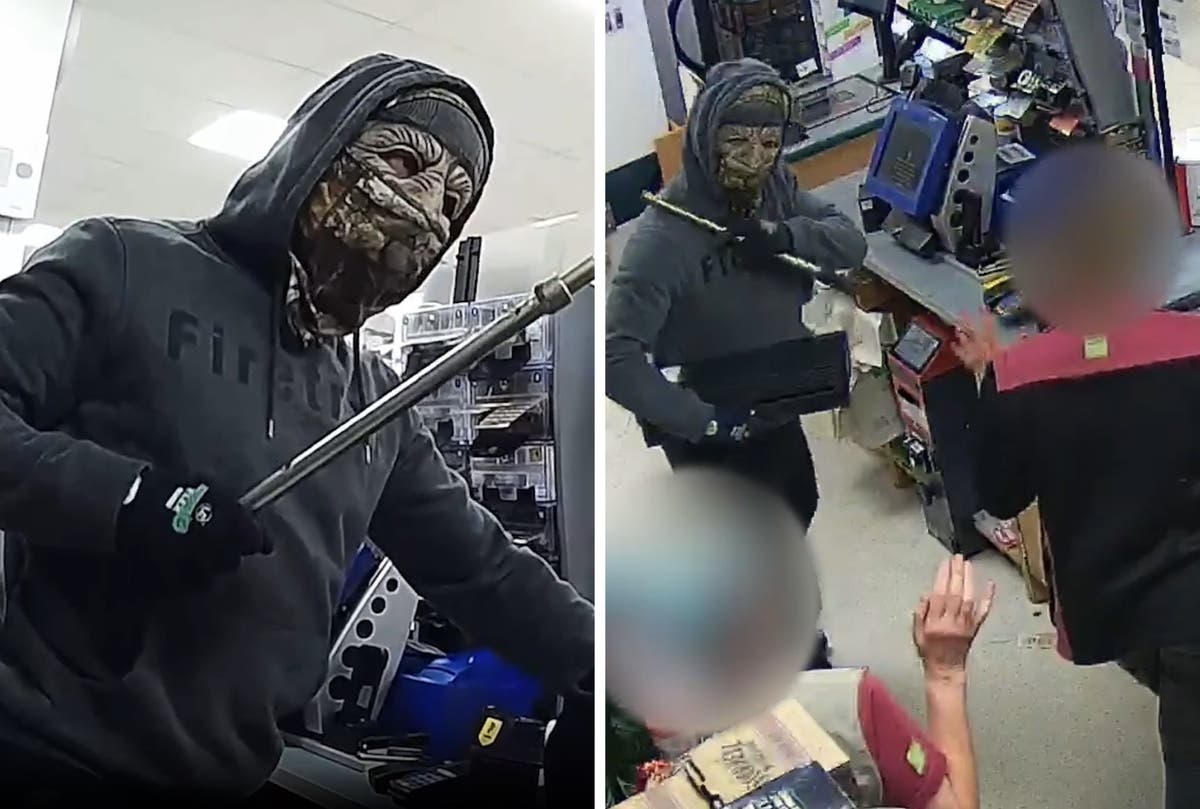 Halloween horror mask robber is jailed for terrifying raids at Co-op and Morrisons shops across Essex 