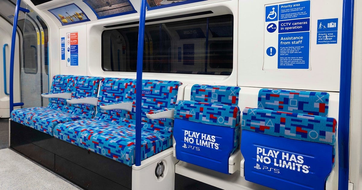 Here's how PlayStation's 30th anniversary London Tube carriage looks