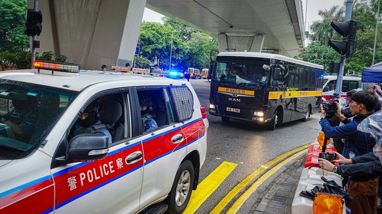 Hong Kong 47: family, friends arrive at court before sentencing of 45 activists