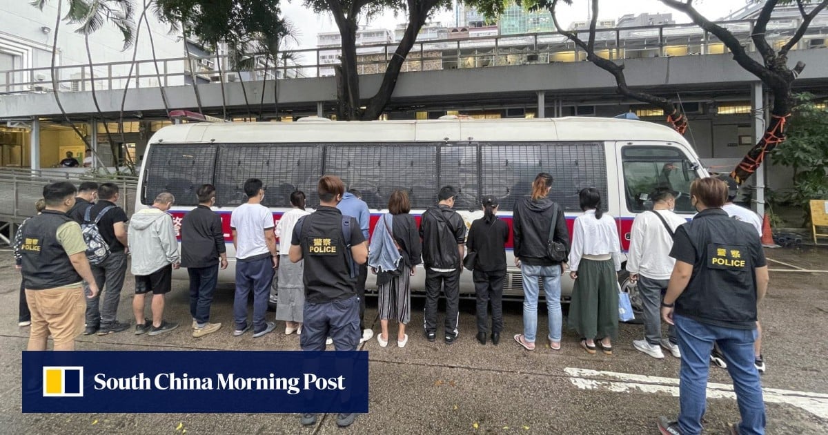 Hong Kong police arrest 16 after raid on gambling den with arcade fishing game machines