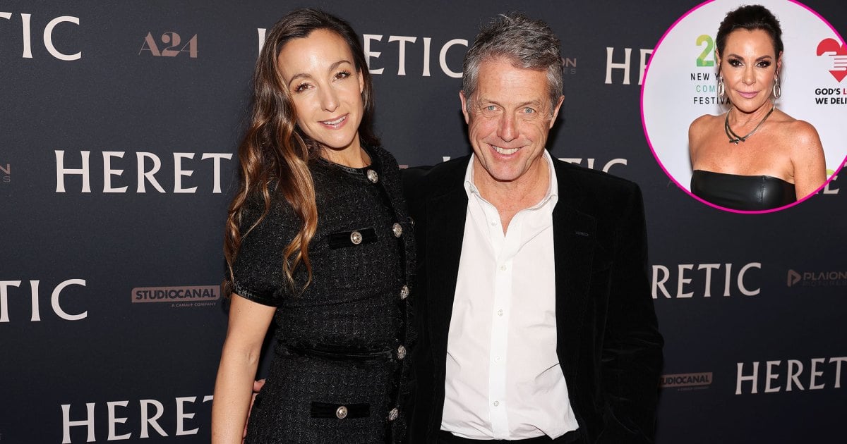 Hugh Grant Steps Out With Wife Anna After Luann de Lesseps Kiss Claims