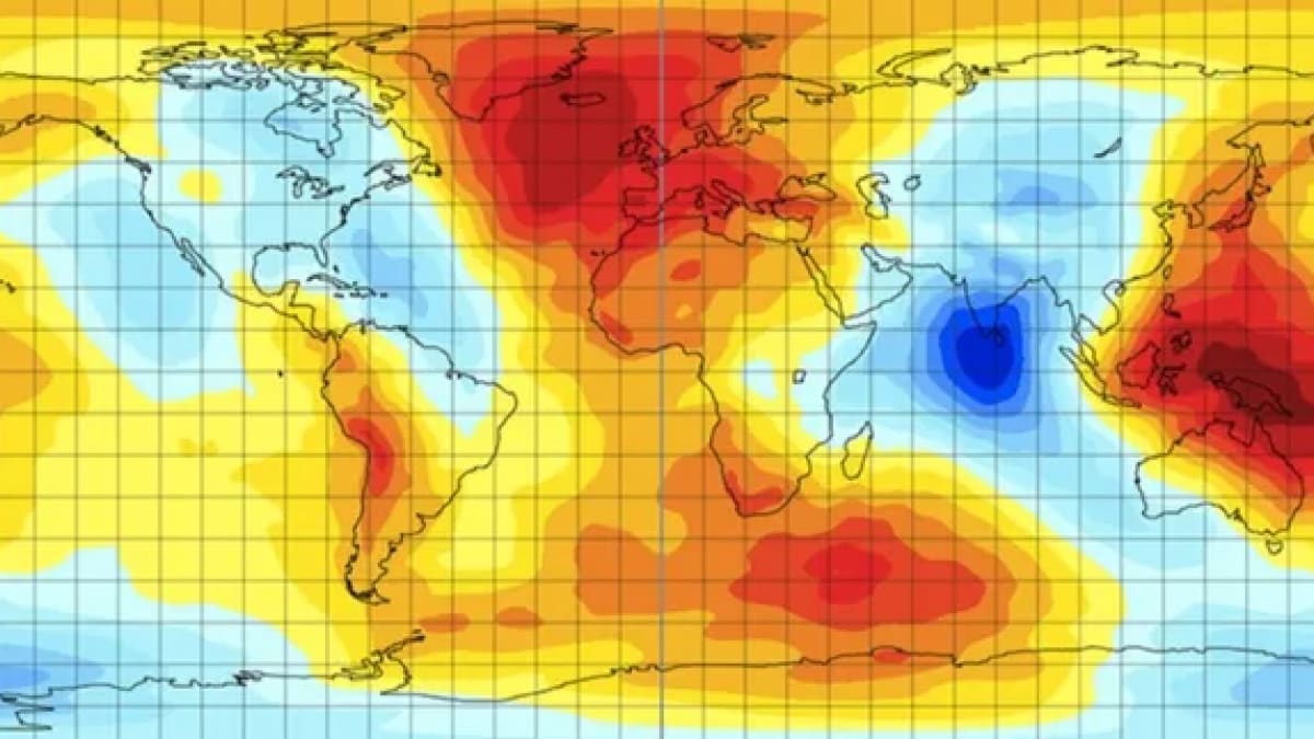 Indian Ocean Gravity Hole Might Have Been Formed After the Death of an Ancient Ocean