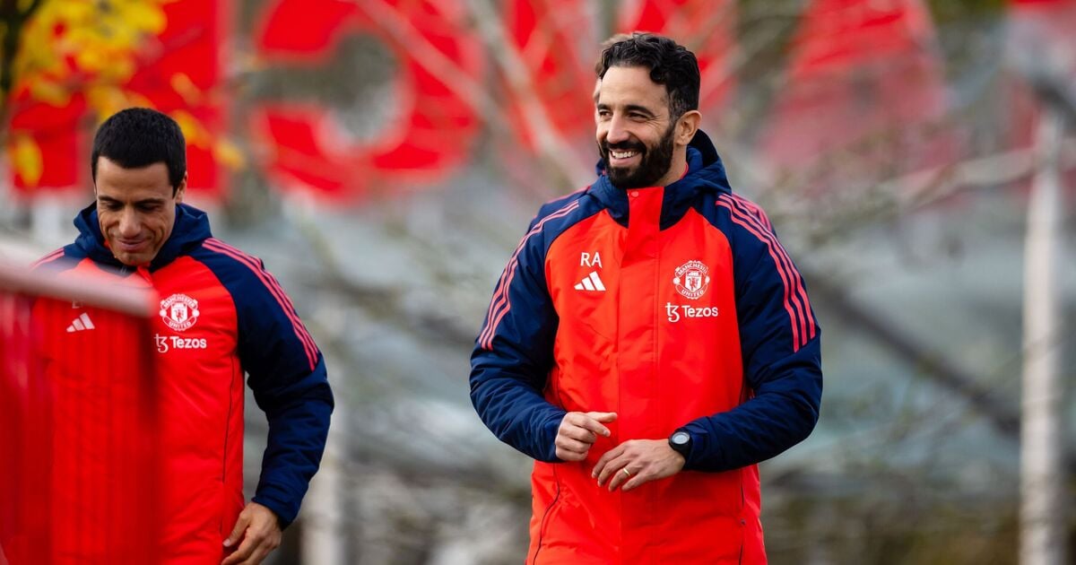 Inside Ruben Amorim's first Man Utd training session and the starting XI he picked