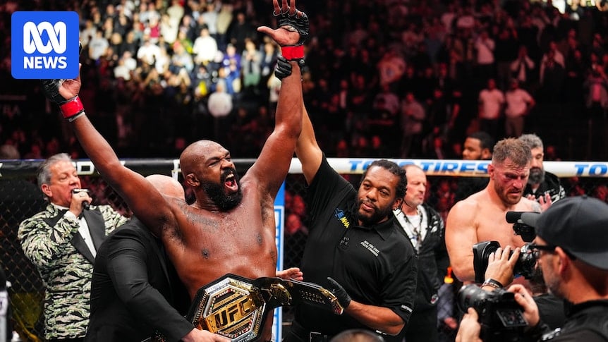 Jon Jones sends Stipe Miocic into retirement with win at UFC 309 in front of Donald Trump