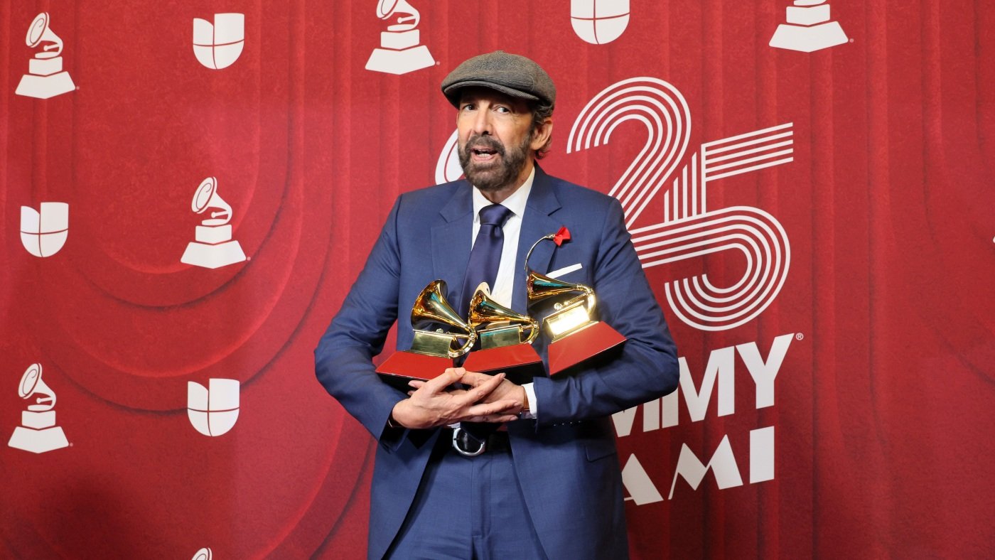 Juan Luis Guerra 4.40 wins big at the 25th Latin Grammys