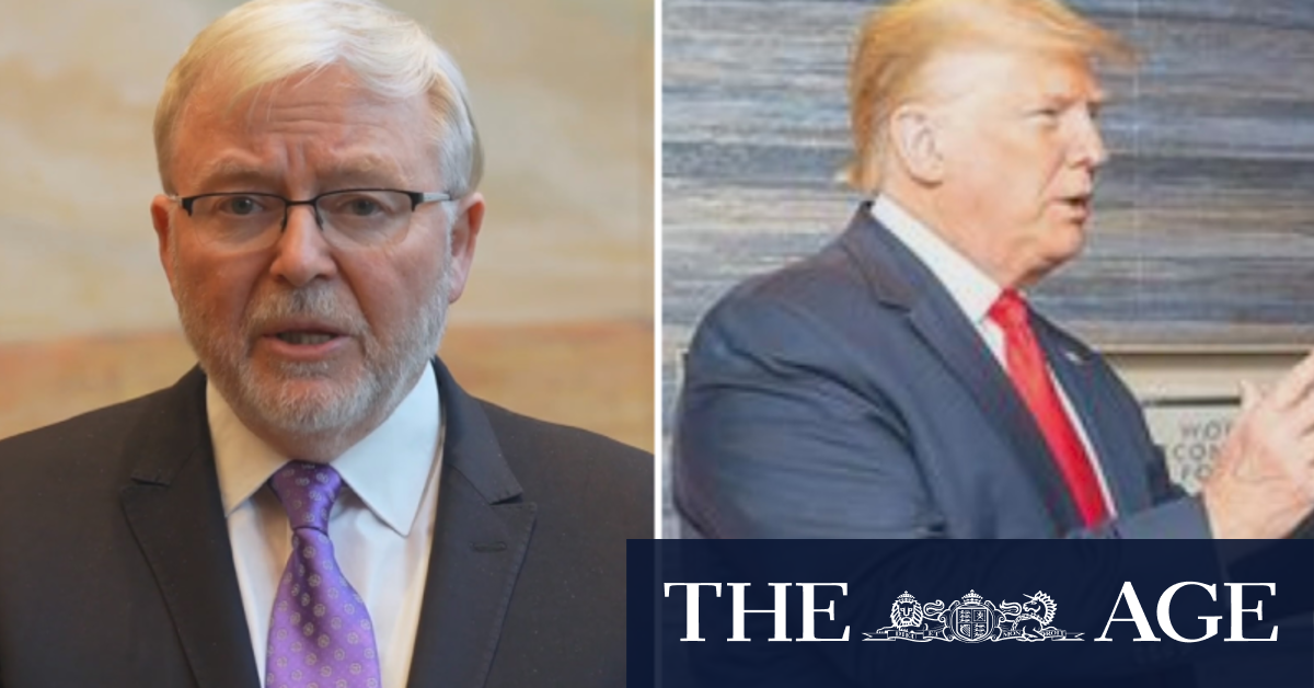 Kevin Rudd says he's 'ready' to work with Trump