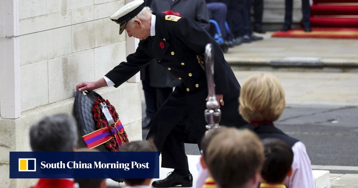 King Charles and Princess Kate attend remembrance event as both slowly return to duty