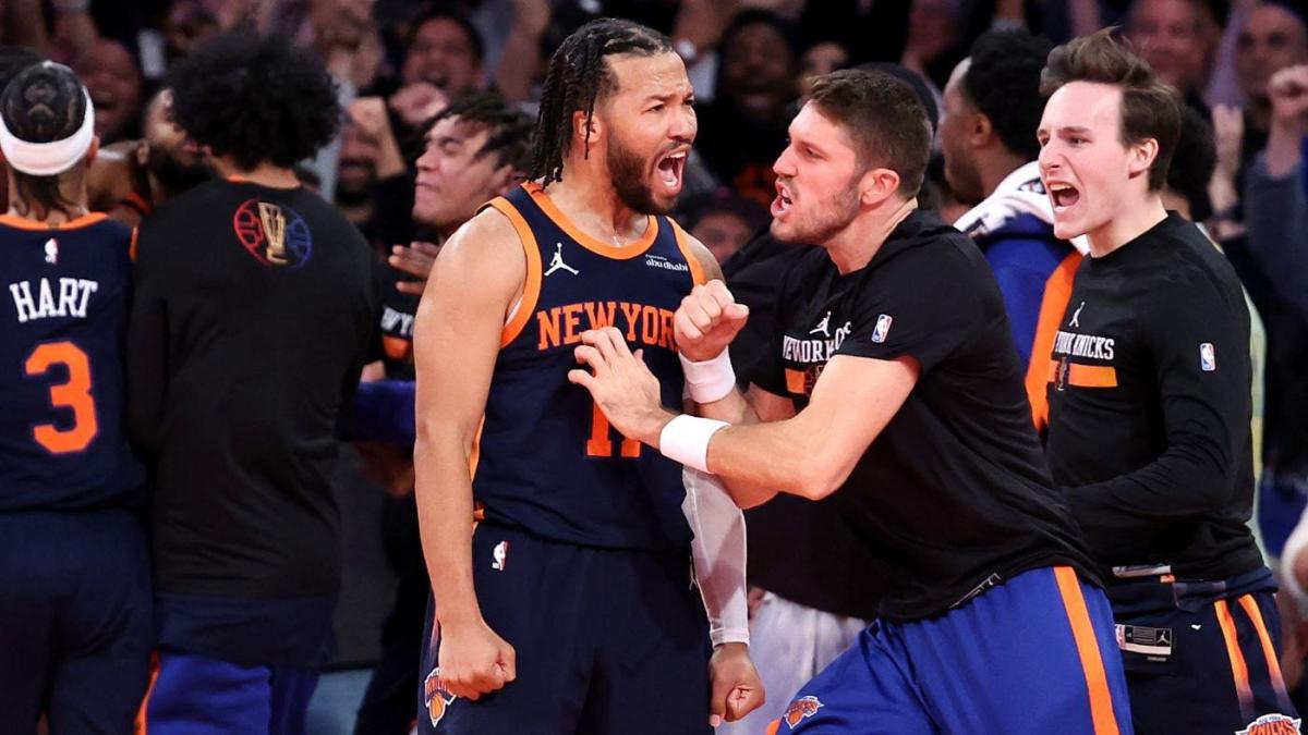  Knicks' Jalen Brunson hits game-winner vs. Nets, then Mikal Bridges slams door with game-saving block 