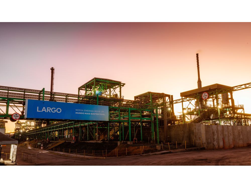 Largo Announces Filing of Technical Report for the Updated Life of Mine Plan and Pre-Feasibility Study for its Vanadium-Titanium Operation in Brazil