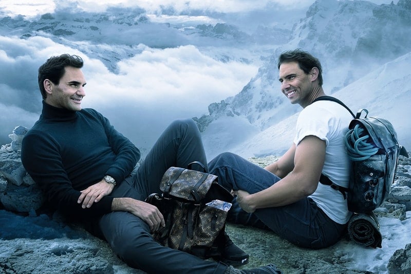 Louis Vuitton Taps Roger Federer and Rafael Nadal for New "Core Values" Campaign