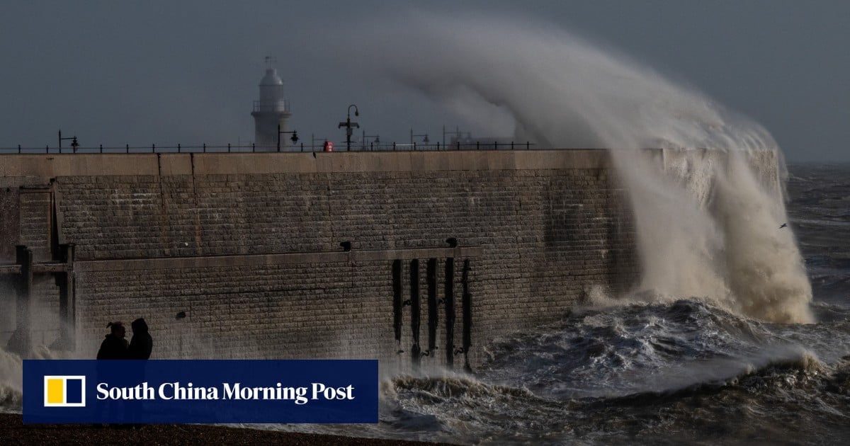 Man dies in river as Storm Bert causes flooding across UK