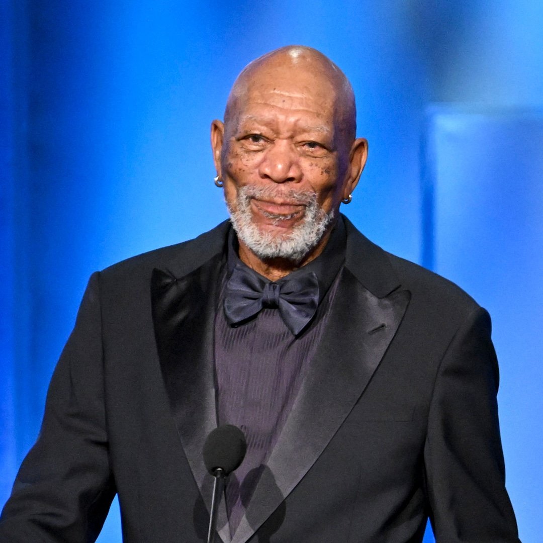  Morgan Freeman, 87, Makes Rare Appearance While Out in Los Angeles 