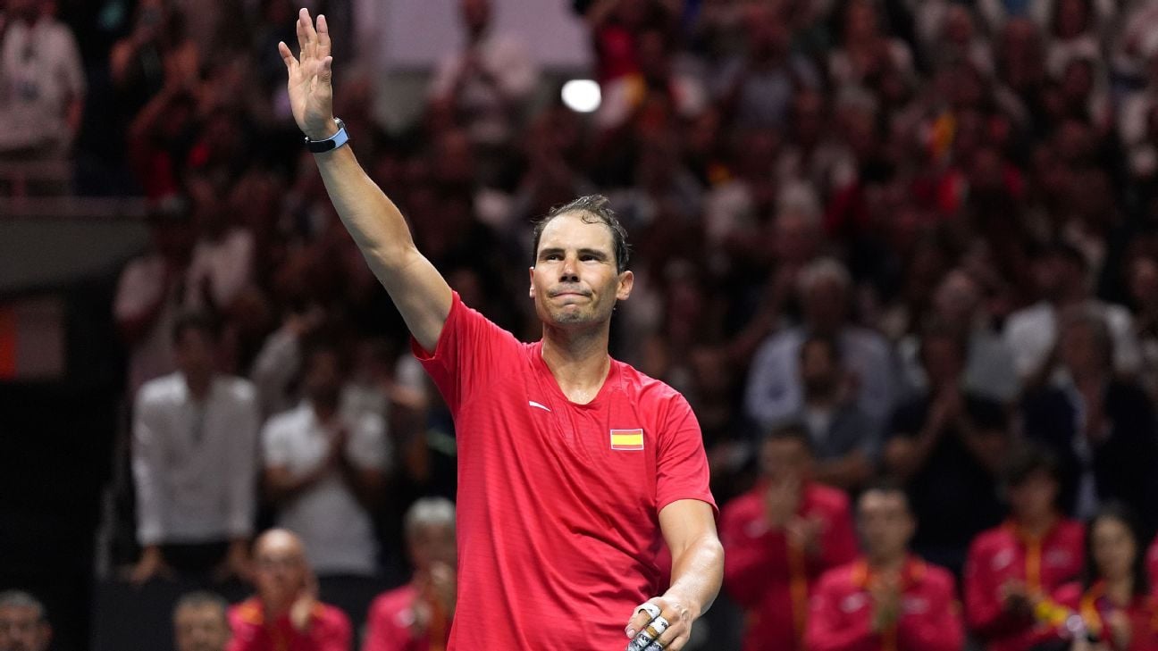 Nadal's career ends as Spain loses at Davis Cup