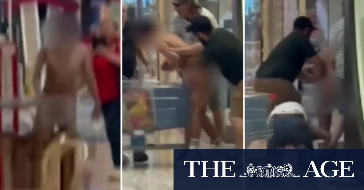 Naked rampage raises questions over shopping centre security response