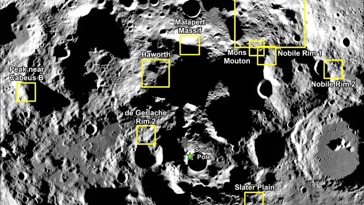 NASA Unveils Nine Potential Landing Regions for Artemis III Moon Mission